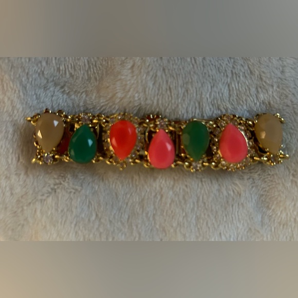 Like New Kate Spade Flight of Fancy Balloon Bouquet Bracelet 12k Gold Plate - Picture 6 of 8